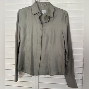 Vintage Armani Collezioni Women's Button-Down Shirt